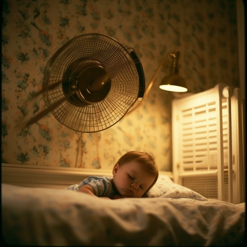 Can babies get sick sleeping under fan?