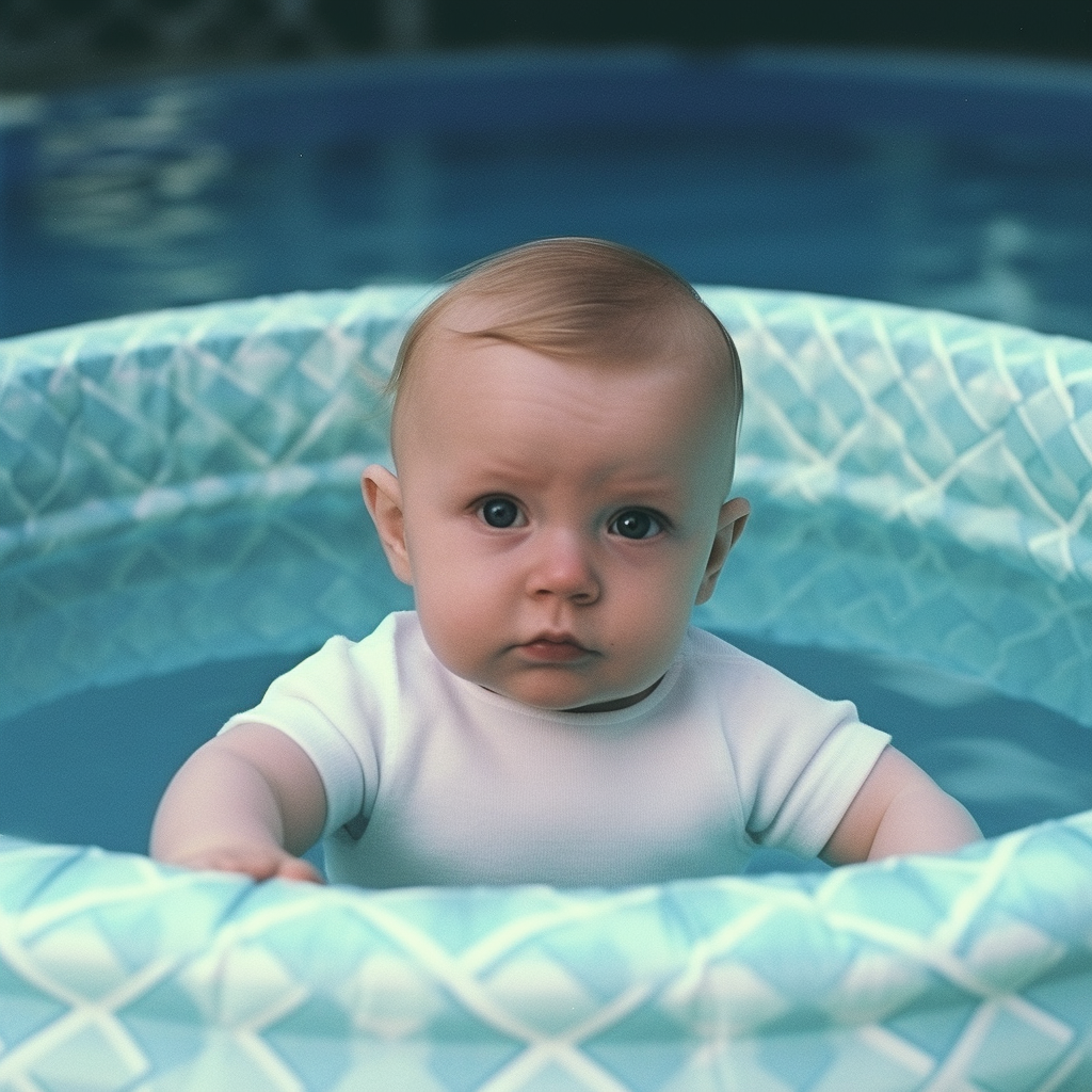 How do I teach my baby to float in water?