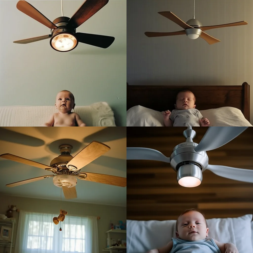 will ceiling fan make newborn sick