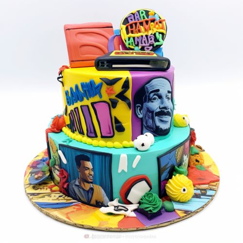 90s themed birthday cake ideas Fresh Prince of Bel-Air Cake