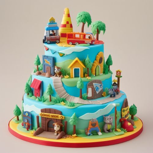 Adventure Bay themed birthday Cake ideas