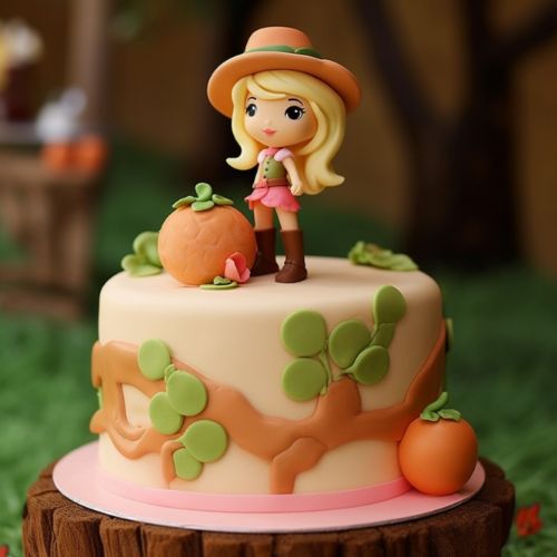 Applejack Orchard Themed Birthday Cake ideas