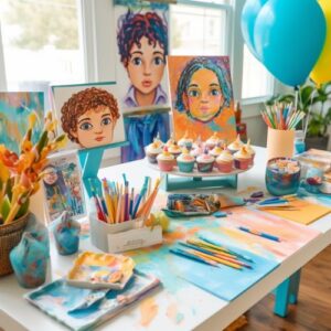 Art themed birthday party ideas for toddlers