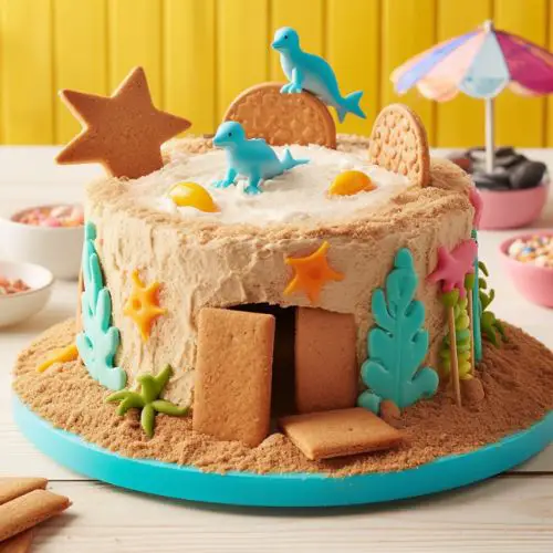 Baby Shark Beach Party Themed Birthday Cakes