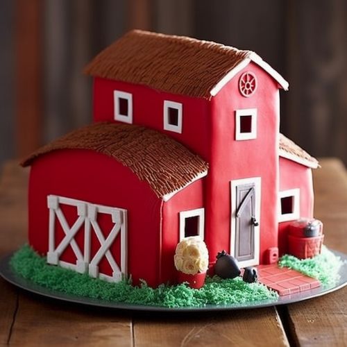 Barn Themed Birthday Cake Ideas