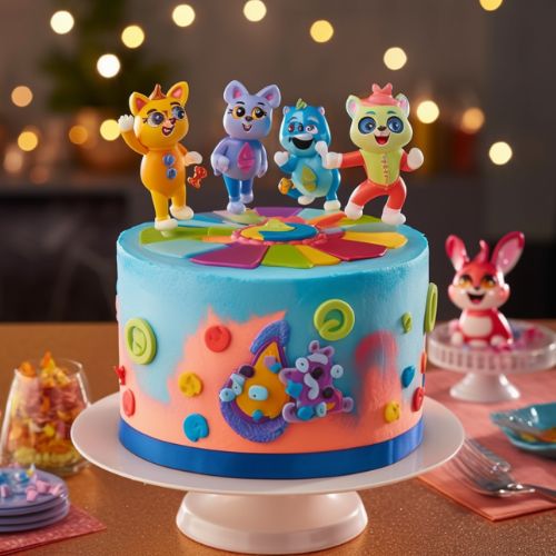 Bluey's Dance Party Cake ideas