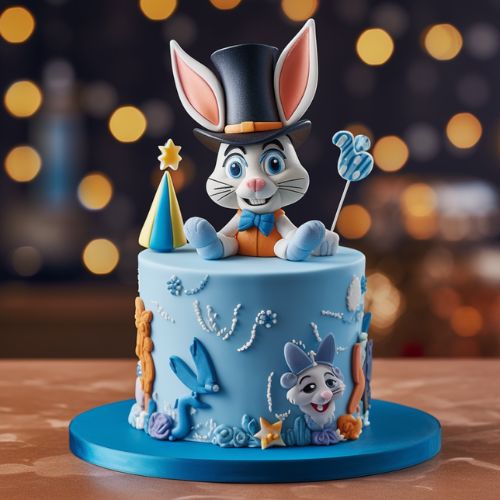 Bluey's Magic Show birthday Cake