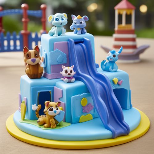 Bluey's Playground Cake ideas