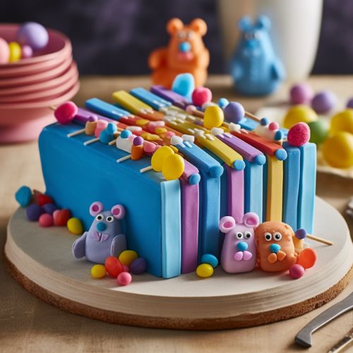 Bluey's magical xylophone birthday cake ideas