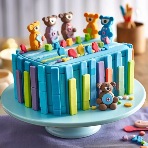 Bluey's magical xylophone birthday cake