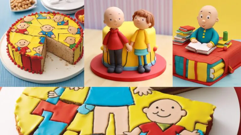 Growing Up with Caillou: Birthday Cake Ideas