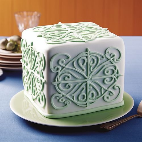 Celtic Knot Design Themed Birthday Cakes