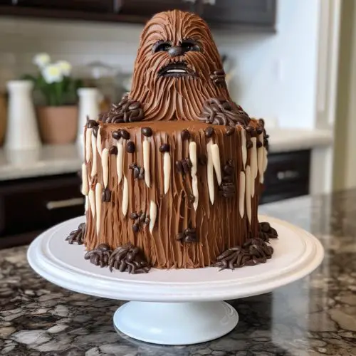 Chewbacca Themed Birthday Cake Idea