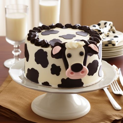 Cow Print Themed Birthday Cake ideas