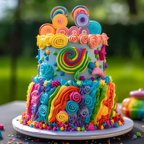 Encanto Rainbow Themed Cake Ideas