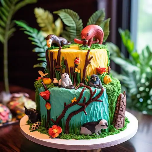 Encanto Wildlife Themed cake idea
