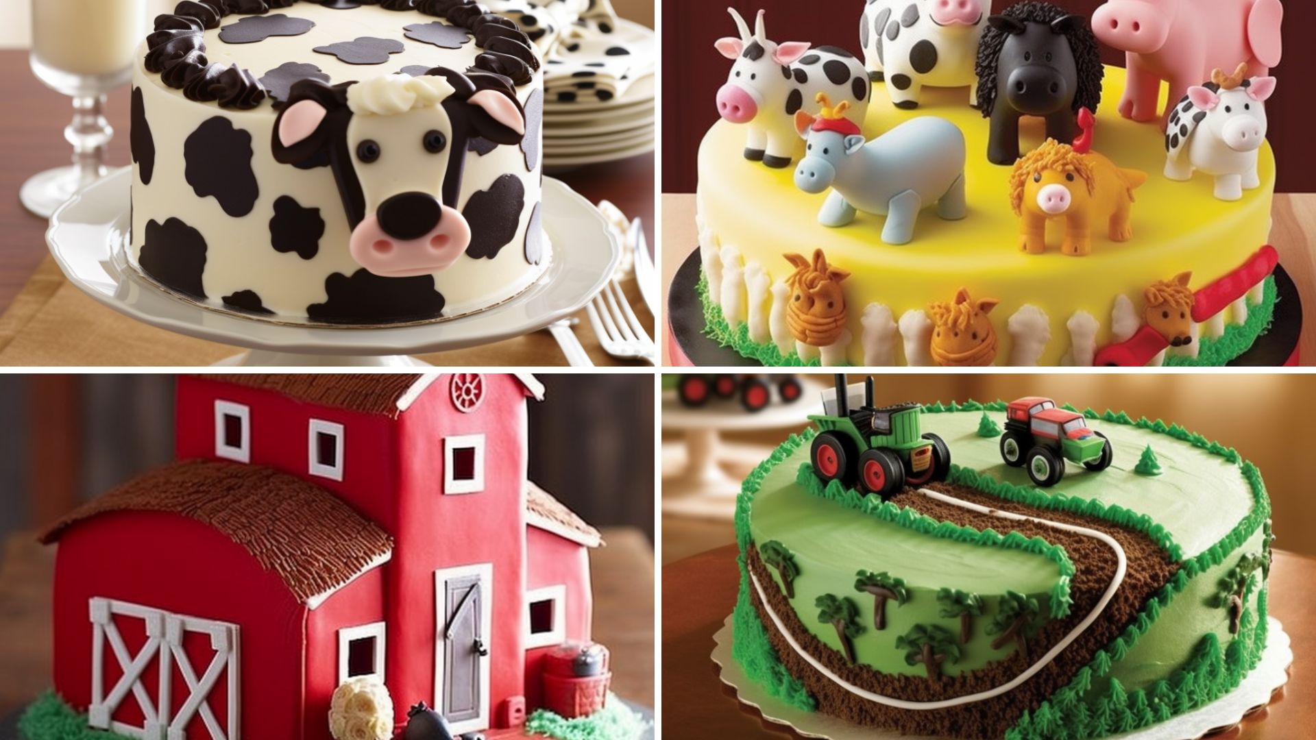 Farm-Themed Birthday Cake Ideas