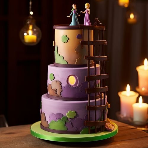 Floating Lantern Themed Birthday Cakes