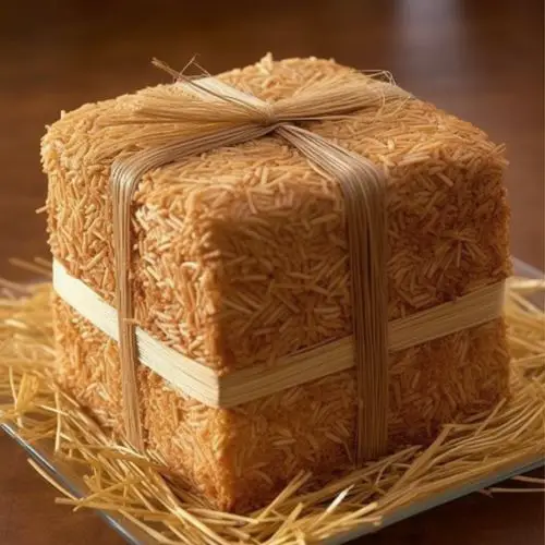 Hay Bale Themed Birthday Cake Ideas