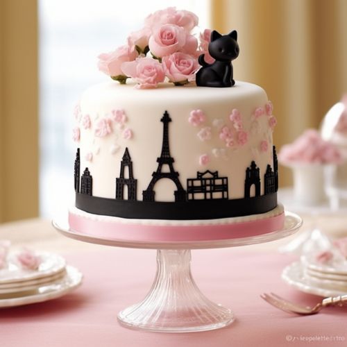 Hello Kitty Parisian Elegance Birthday Cakes