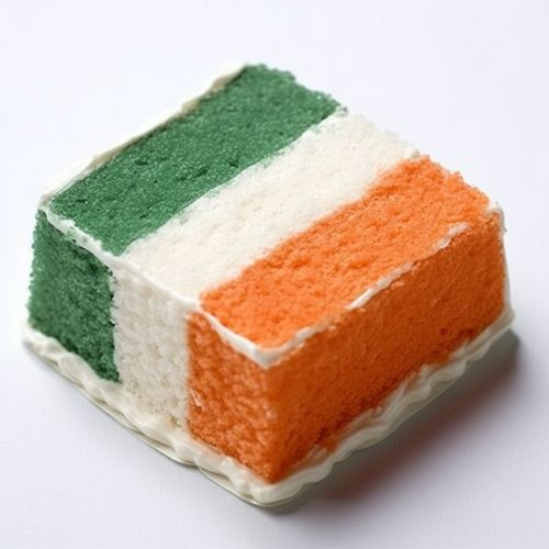 Irish Flag Themed Birthday Cake