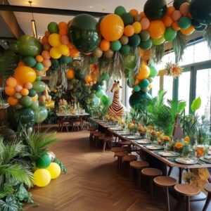 Jungle Safari themed birthday party ideas for 1-3-years