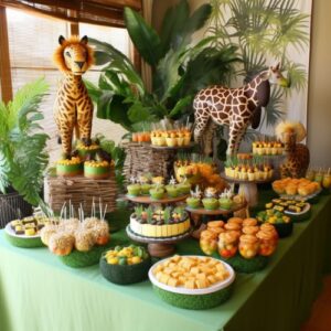 Jungle Safari themed birthday party ideas for kids