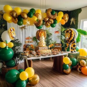 Jungle Safari themed birthday party ideas for toddlers