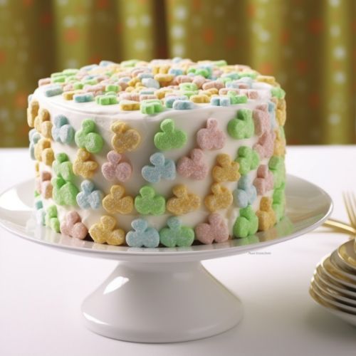 Lucky Charms Themed Birthday Cake