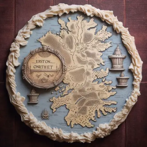Map of Westeros Cake