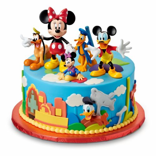 Mickey and Friends Themed Birthday Cake Idea