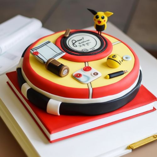 Pokédex Themed Birthday Cake Ideas