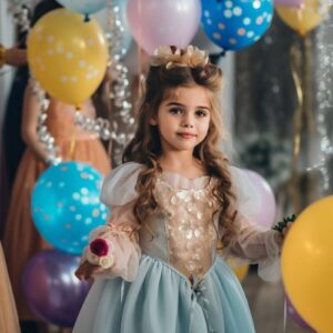 Princesses and Knights themed birthday party for kids
