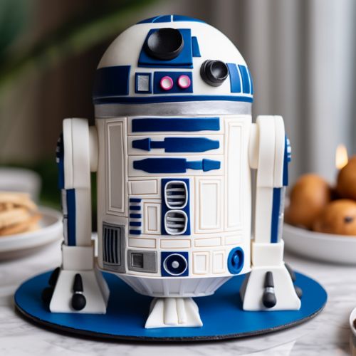 R2-D2 Themed Birthday Cake Ideas