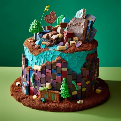 Rocky's Recycling birthday Cake