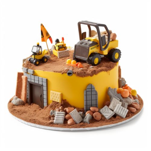 Rubble's Construction Site themed Cake ideas