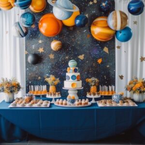 Space themed birthday ideas for 1-3-years