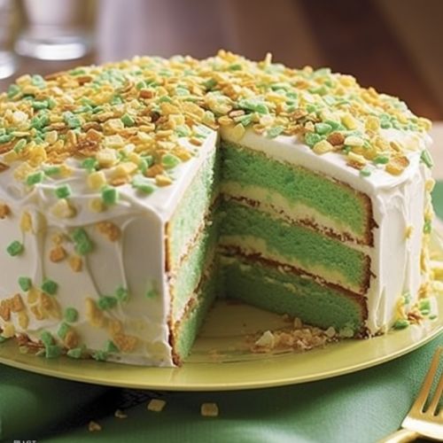 St. Patrick's Day Confetti Themed Birthday Cakes