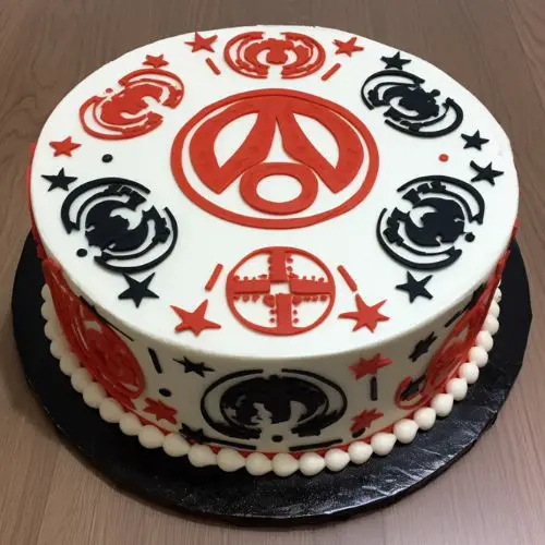 Star Wars Logo Themed Birthday Cake Idea