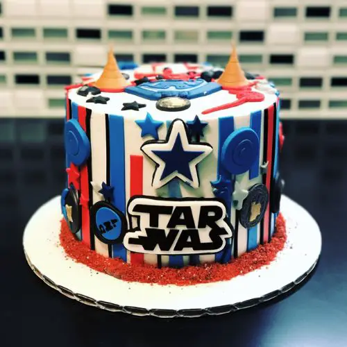 Star Wars Logo Themed Birthday Cake Ideas