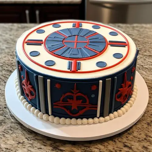 Star Wars Logo Themed Birthday Cake