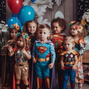 Superheroes themed birthday party ideas for kids