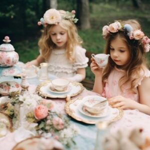 Tea Party themed birthday party ideas for babies
