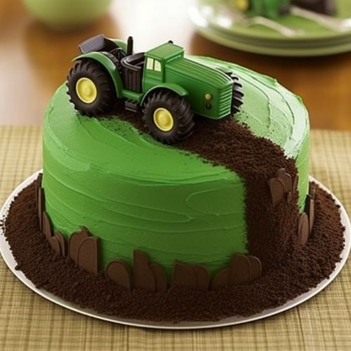 Tractor Themed Birthday Cake Ideas