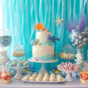 Under the Sea themed birthday party ideas for 1-3 years