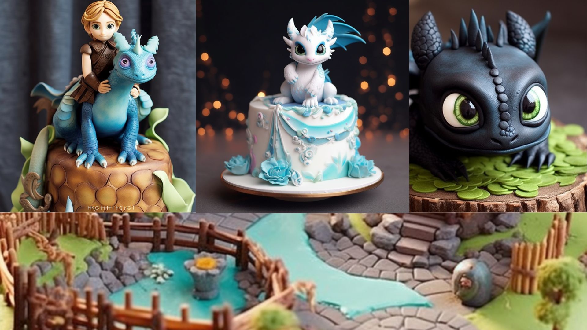 how to train your dragon Themed Birthday Cake Ideas