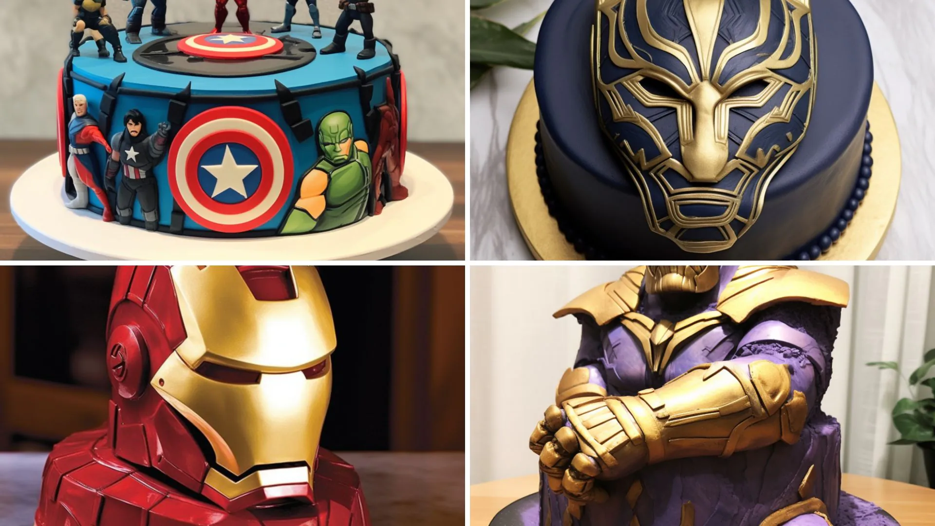 Avengers Photo Cake in 1kg | Cook with Kousy - YouTube