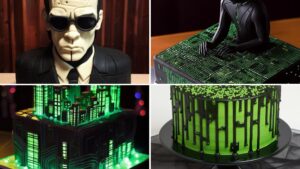 matrix Themed Birthday Cake Ideas