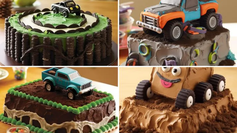 monster truck themed birthday cake ideas