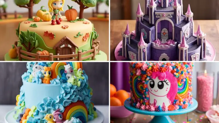 Rainbow Wonders: 10 My Little Pony Birthday Cake Ideas